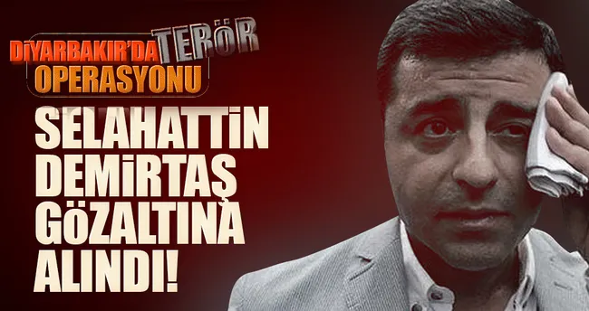 Selahattin Demirtaş gözaltına alındı!