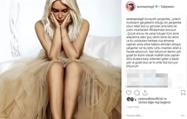 Seren Serengil: Anne olma hakkını elimden almaya çalışanlar var!
