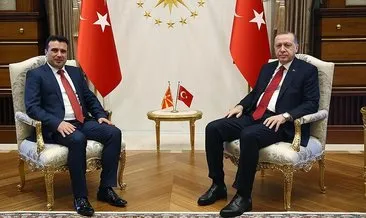Son dakika haberi: Cumhurbaşkanı Erdoğan, Makedonya Başbakanı Zaev’i kabul etti