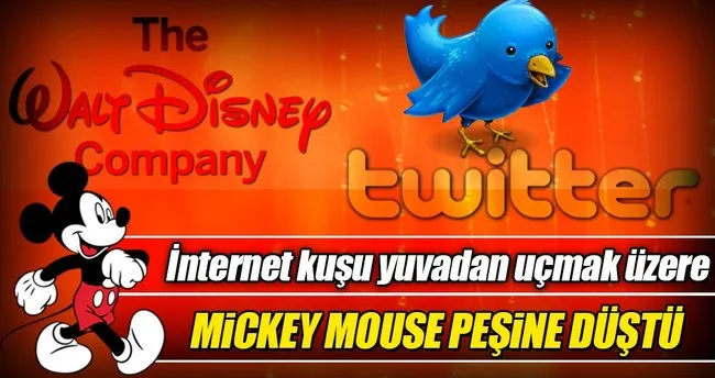 Mickey Mouse internet kuşunun peşinde