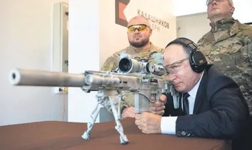 Putin, hedefi 600 metreden vurdu