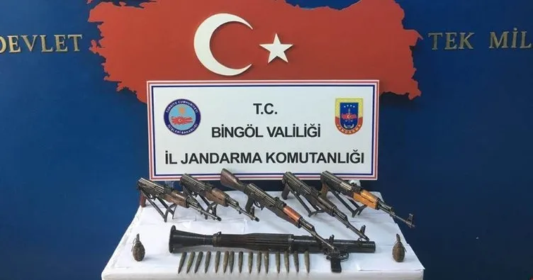 Bingöl’de PKK’nın cephaneliği bulundu