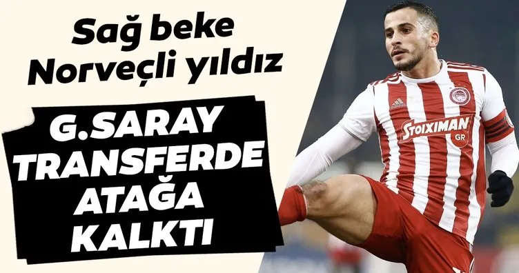 Galatasaray transferde atağa kalktı! Sağ beke Norveçli yıldız