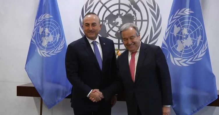 Çavuşoğlu ile BM Genel Sekreteri Guterres telefonda görüştü
