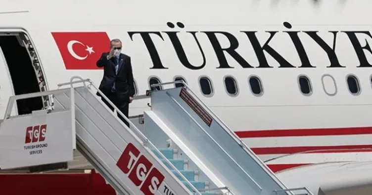 Başkan Erdoğan, Kuzey Kıbrıs Türk Cumhuriyeti’ne hareket etti