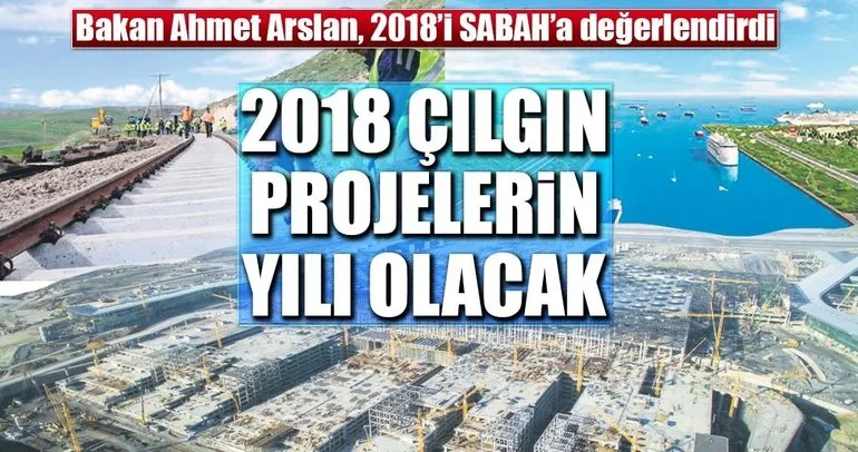 Çılgın proje yılı 2018