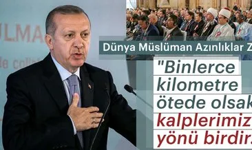 Cumhurbaşkanı Erdoğan’dan birlik mesajları