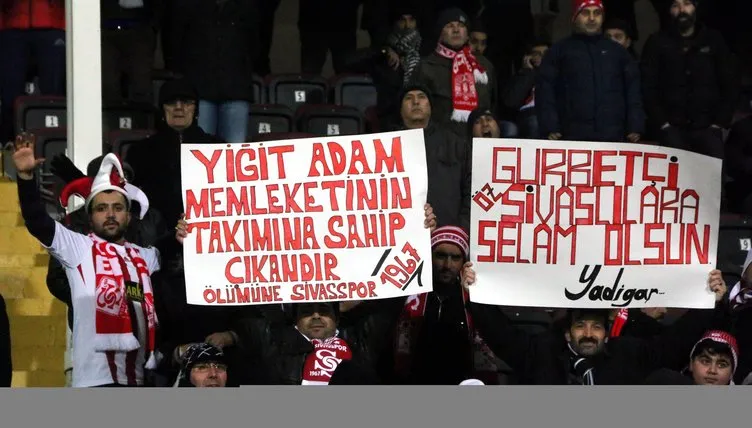 Medicana Sivasspor - Galatasaray maçından kareler