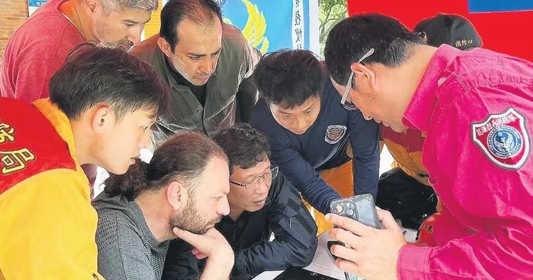 Dronlu Türk ekibi işbaşında