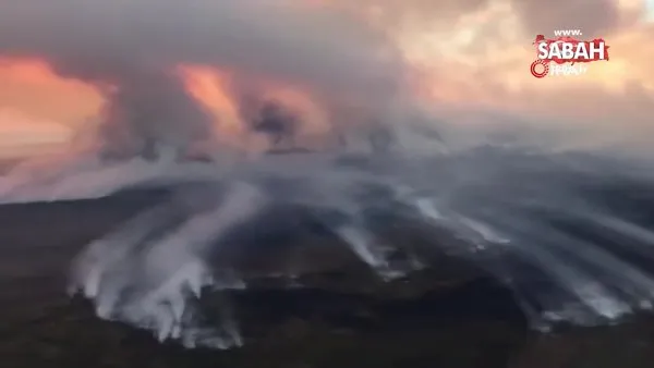 Rusya'daki orman yangınlarından yükselen duman Moğolistan'a ulaştı | Video