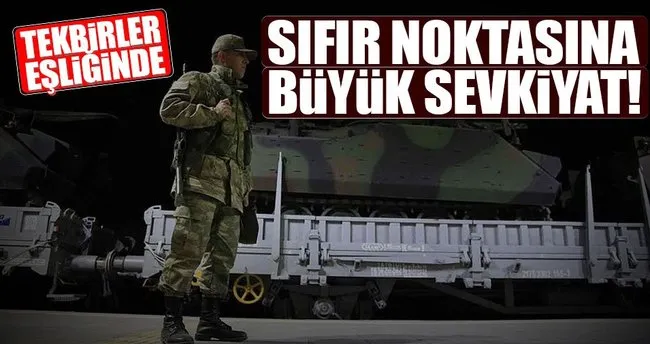 Sınıra zırhlı araç takviyesi!