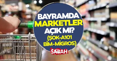 BAYRAMDA MARKETLER AÇIK MI KAPALI MI? 2023 Kurban Bayramı’nın son günü ŞOK, A101, BİM, Migros marketler çalışıyor mu, saat kaça kadar açık?