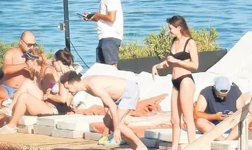 İskelede şakalaştılar