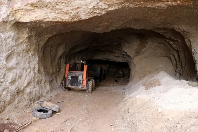 Afrin’de bulundu. Bakın tünelleri nasıl kazmışlar