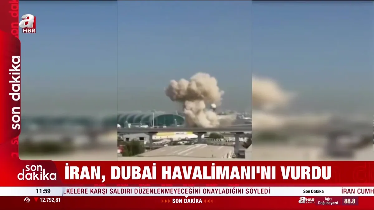 İran, Dubai Havalimanı’nı vurdu! Uçuşlar geçici olarak askıya alındı | Video videosunu izle İran, Dubai Havalimanı’nı vurdu! Uçuşlar geçici olarak askıya alındı | Video videosunu izle