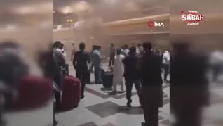 Pakistan’da havalimanında yangın paniği!