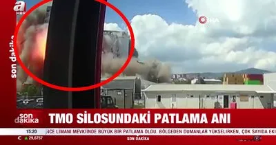 Kocaeli Derince Limanı çevresinde patlama! İşte TMO silosundaki patlama anının görüntüsü... | Video