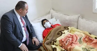 Ekinci’den yaralı askere ziyaret