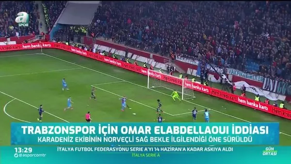 Trabzonspor için Omar Elabdellaoui iddiası