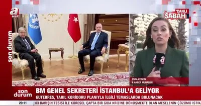 Son dakika: BM Genel Sekreteri Antonio Guterres İstanbul’a geliyor... | Video