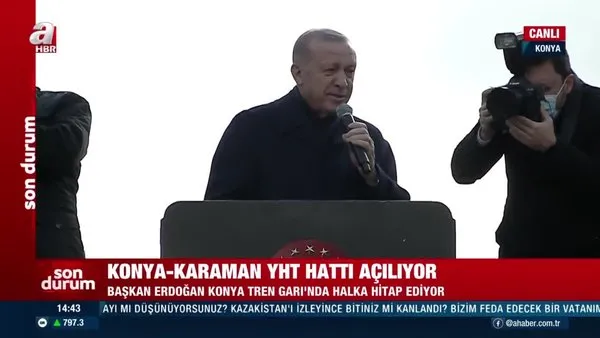 Başkan Erdoğan Konya-Karaman Hızlı Tren Hattı'nın açılışına katılıyor! İlk sürüş gerçekleştiriliyor...