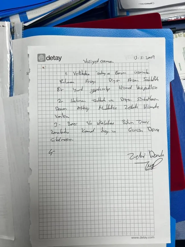 SON DAKİKA... Hakmar ile Tatmak’ın sahibi Zeki Doruk’un vasiyeti kasasından çıktı!