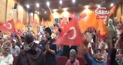 Cumhurbaşkanı Erdoğan telefonla salondakilere hitap etti | Video