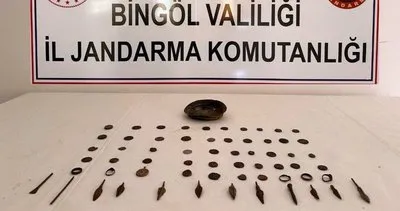 Bingöl’de tarihi eser operasyonu: 63 adet obje ele geçirildi