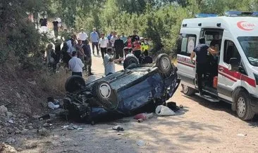 Düğün yolundaki kazada anne ile bebeği can verdi #mugla