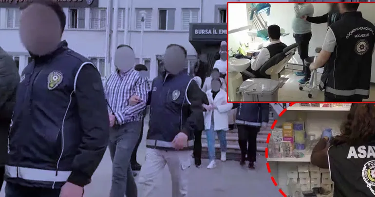Bursa’da evleri kaçak kliniğe çevirmişler! Sahte doktor çetesi çökertildi