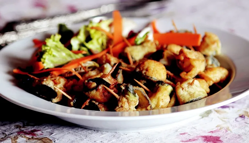 Karidesli Patlıcanlı Salata