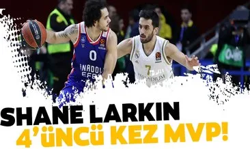 Euroleague’de Larkin üst üstte 4’üncü kez MVP