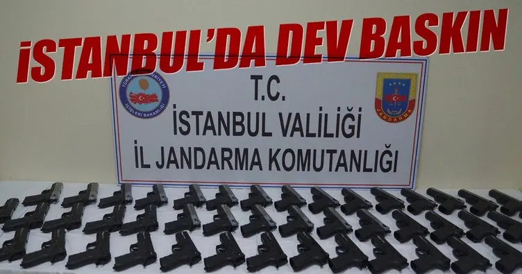 Jandarma’dan dev operasyon: Poşetlerde 47 Sigsauer bulundu!