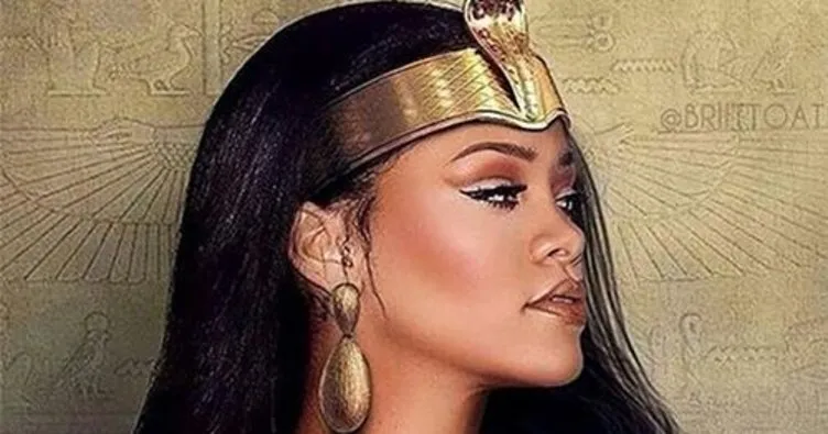 Rihanna, Mısır Kraliçesi oldu