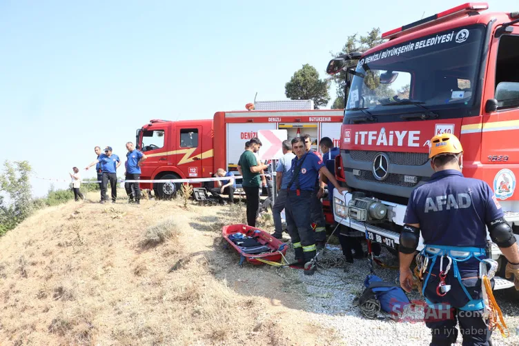 Denizli’de facia: 200 metrelik uçuruma yuvarlandılar! 4 ölü