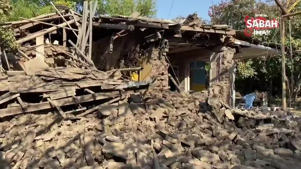 Novruzlu köyü sakini Ağayyev, “1 saat önce 10 mermi düştü. Evimde kalamıyorum” | Video