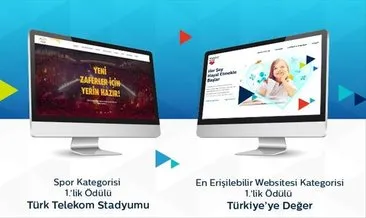 Türk Telekom Altın Örümcek Web Ödülleri’nde iki ödül kazandı