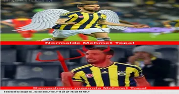 Fenerbahçe - Osmanlıspor maçı sonrası Mehmet Topal capsleri