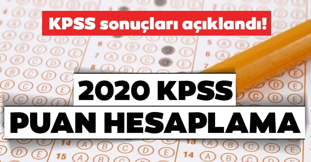 kpss puan hesaplama robotu burada osym