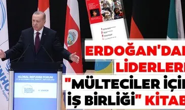 Başkan Erdoğan’dan liderlere Mülteciler İçin İş Birliği kitabı