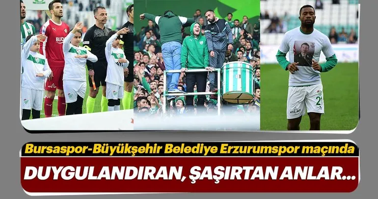 Bursaspor - Büyükşehir Belediye Erzurumspor maçından detaylar