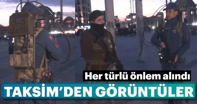 Taksim De Drone Savar Li Onlem Son Dakika Haberler
