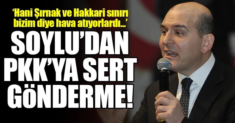 İçişleri Bakanı Süleyman Soylu’dan flaş açıklamalar!
