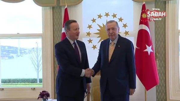 Başkan Erdoğan, Cameron'u kabul etti | Video
