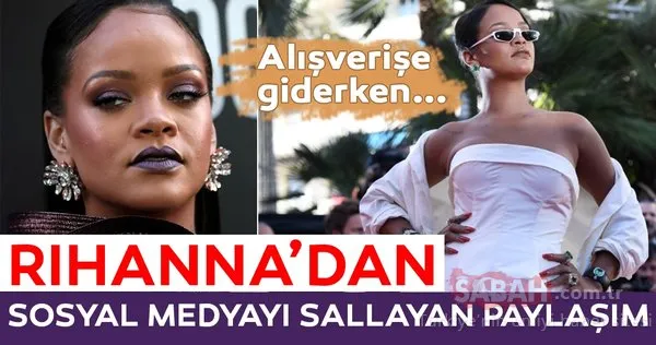 Rihanna'dan sosyal medyayı sallayan paylaşım! İşte Rihanna'nın ilginç özellikleri...