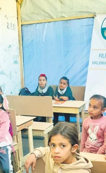 Türk yardım kuruluşu Gazze’de okul açtı