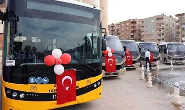 Mardin’de toplu ulaşıma yeni araçlar
