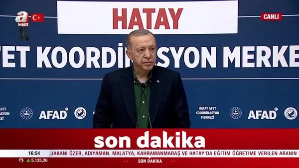 Son dakika | Başkan Erdoğan'dan Hatay'da önemli açıklamalar: Hiçbir vatandaşımızı yalnız bırakmayacağız! | Video