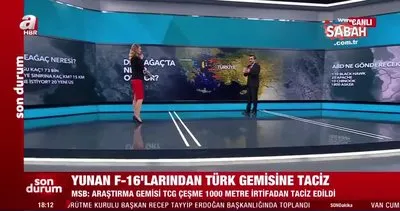 Yunan F-16’larından Türk gemisine taciz! Dedeağaç’ta neler oluyor? | Video
