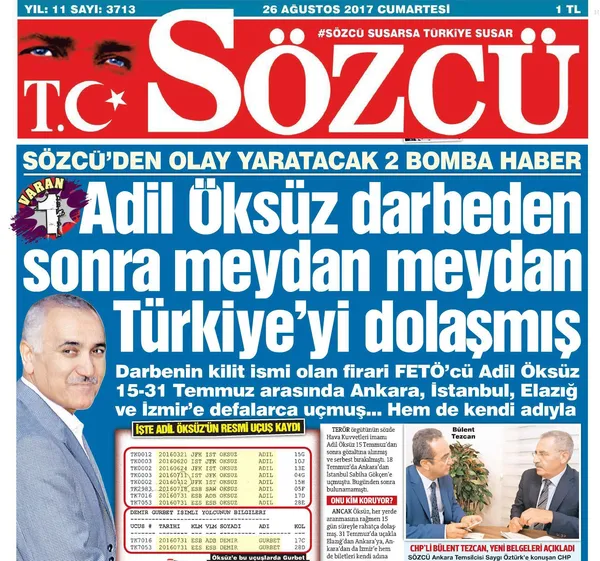 Sözcü’den büyük rezillik! Adil Öksüz haberi yalan çıktı!-1